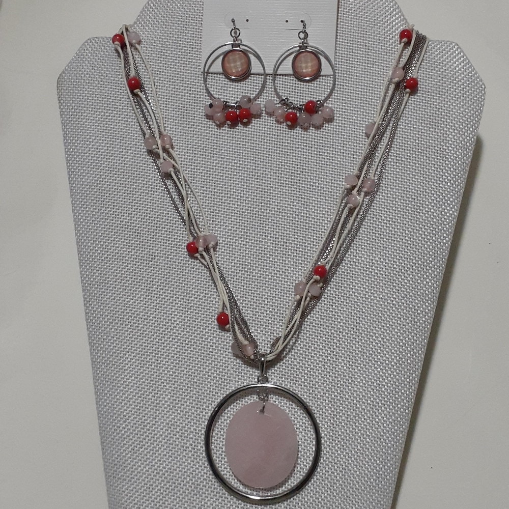 Christopher & Banks Jewelry Necklace & Earrings.